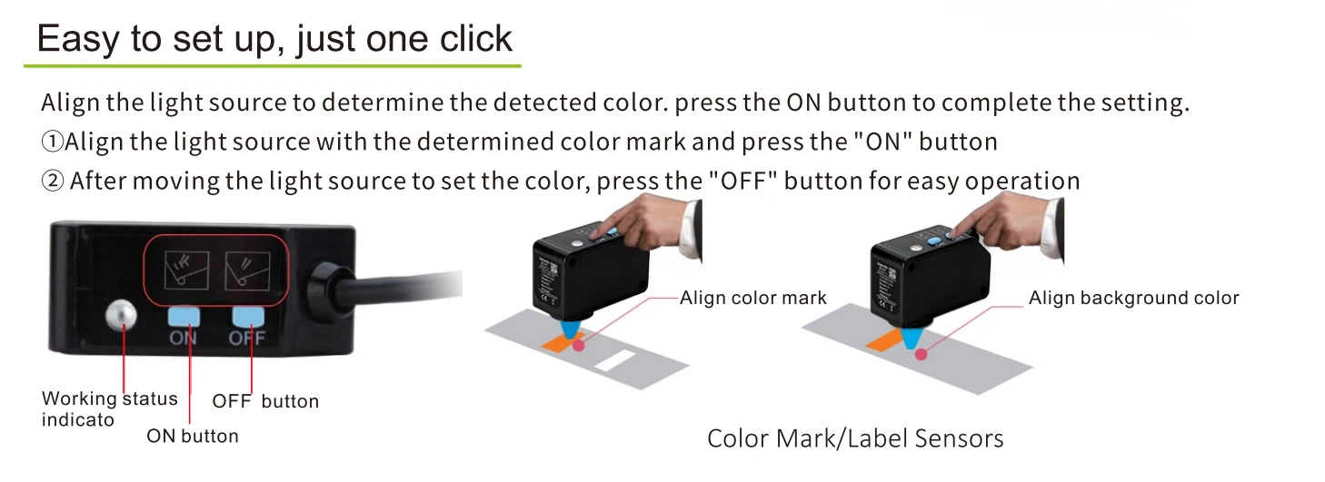 color mark sensor GCS-111 color mark sensor GCS-111